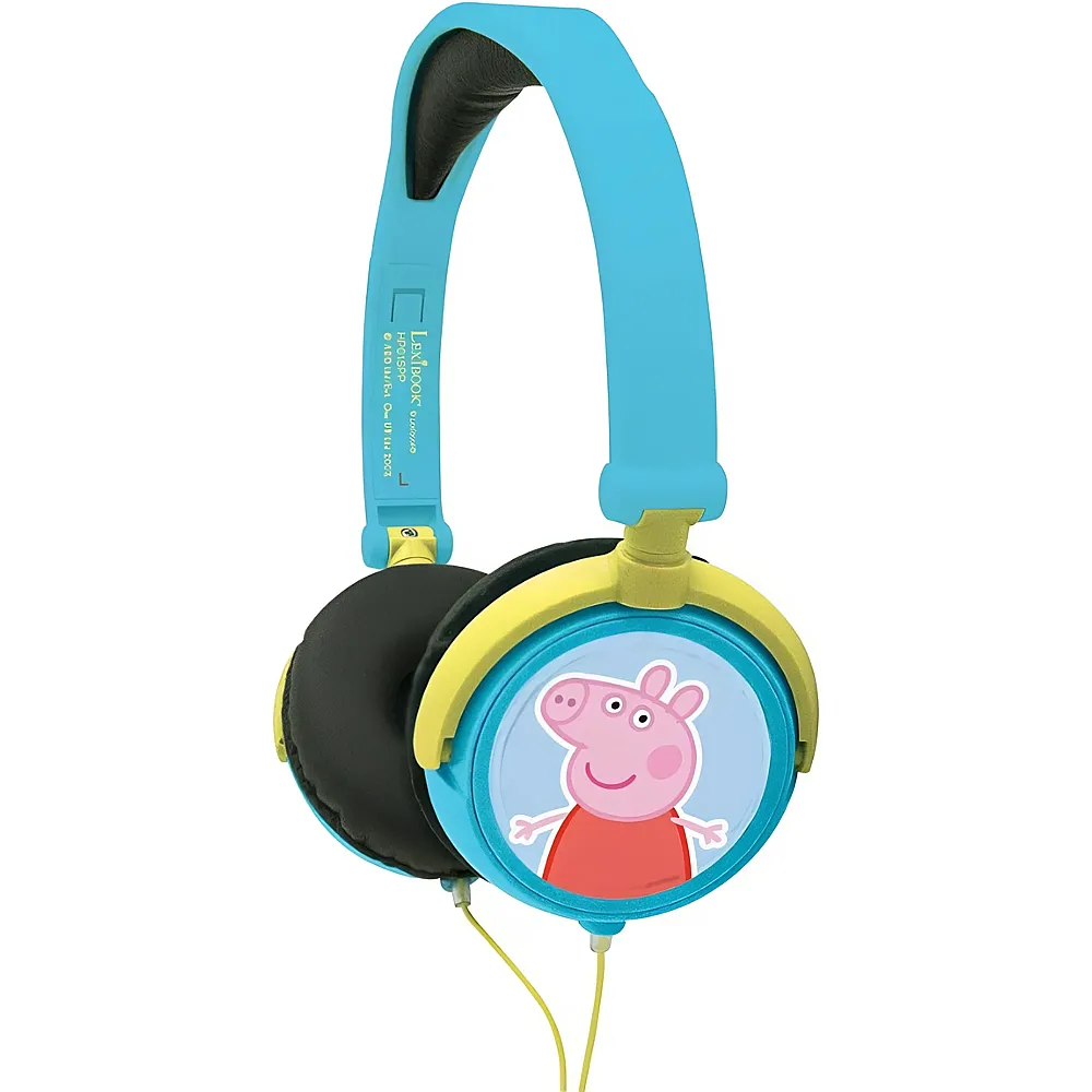 Lexibook Peppa Pig Stereo-Kopfhrer, faltbar, kabelgebunden, mit kindersicherer Lautstrke