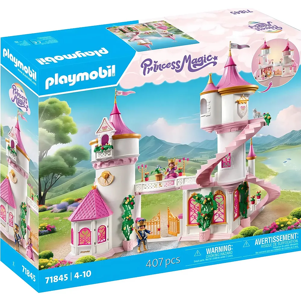 PLAYMOBIL Princess Magic Prinzessinnenschloss mit K�nigspaar 71845