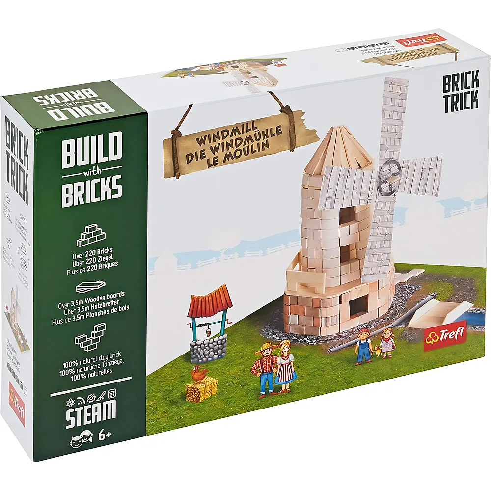 Trefl Build with Bricks Die Windm�hle - 220 Teile