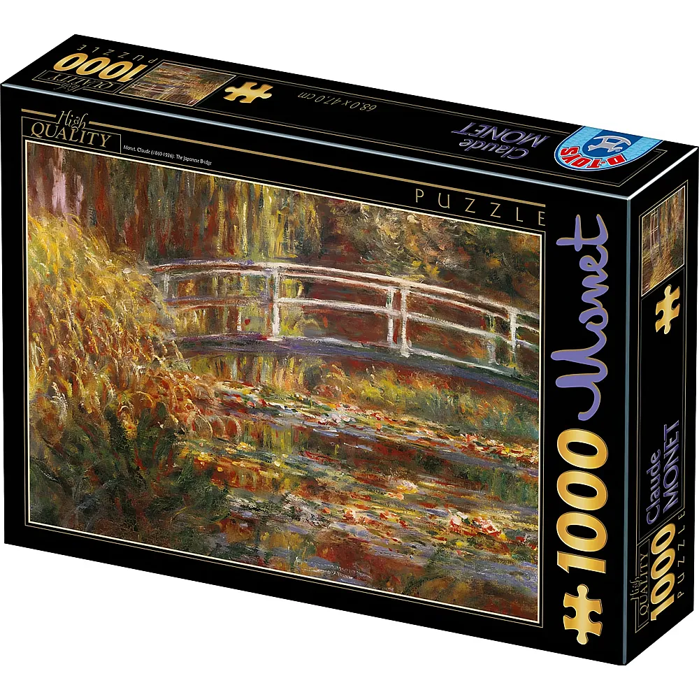 DToys Puzzle Claude Monet Le pont japonais 1000Teile