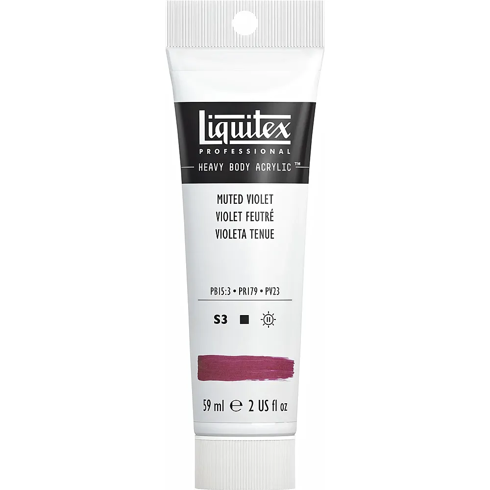 Liquitex Lqx Prof. Heavy Body Acrylfarbe 59ml Tube Gedmpftes Violett - Suche
