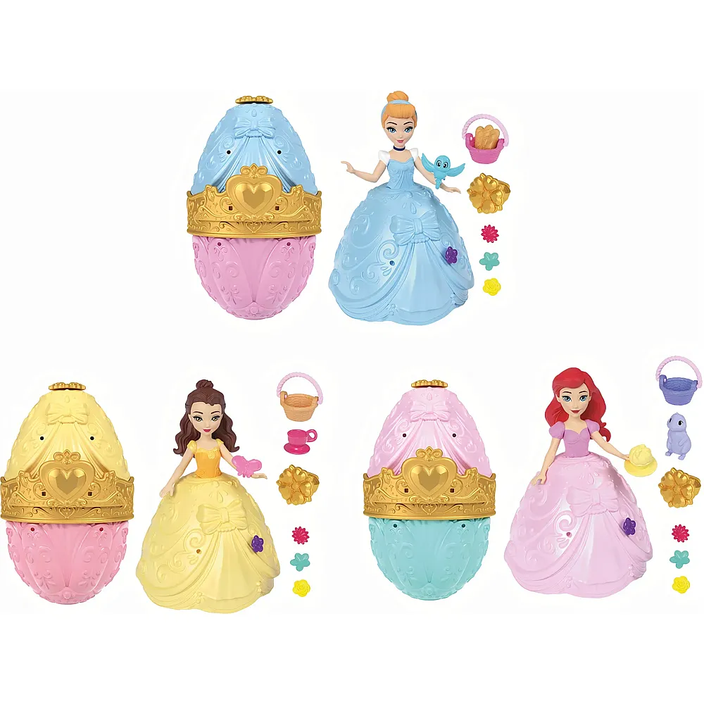 Mattel Disney Princess Osterei mit 6 �berraschung Kleine Puppen,