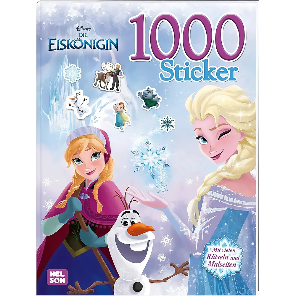 Nelson Disney: Die Eisk�nigin - 1000 Sticker - Stickerbuch