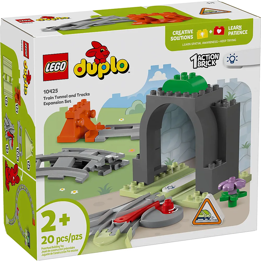 LEGO DUPLO Eisenbahntunnel und Schienen  Erweiterungsset 10425