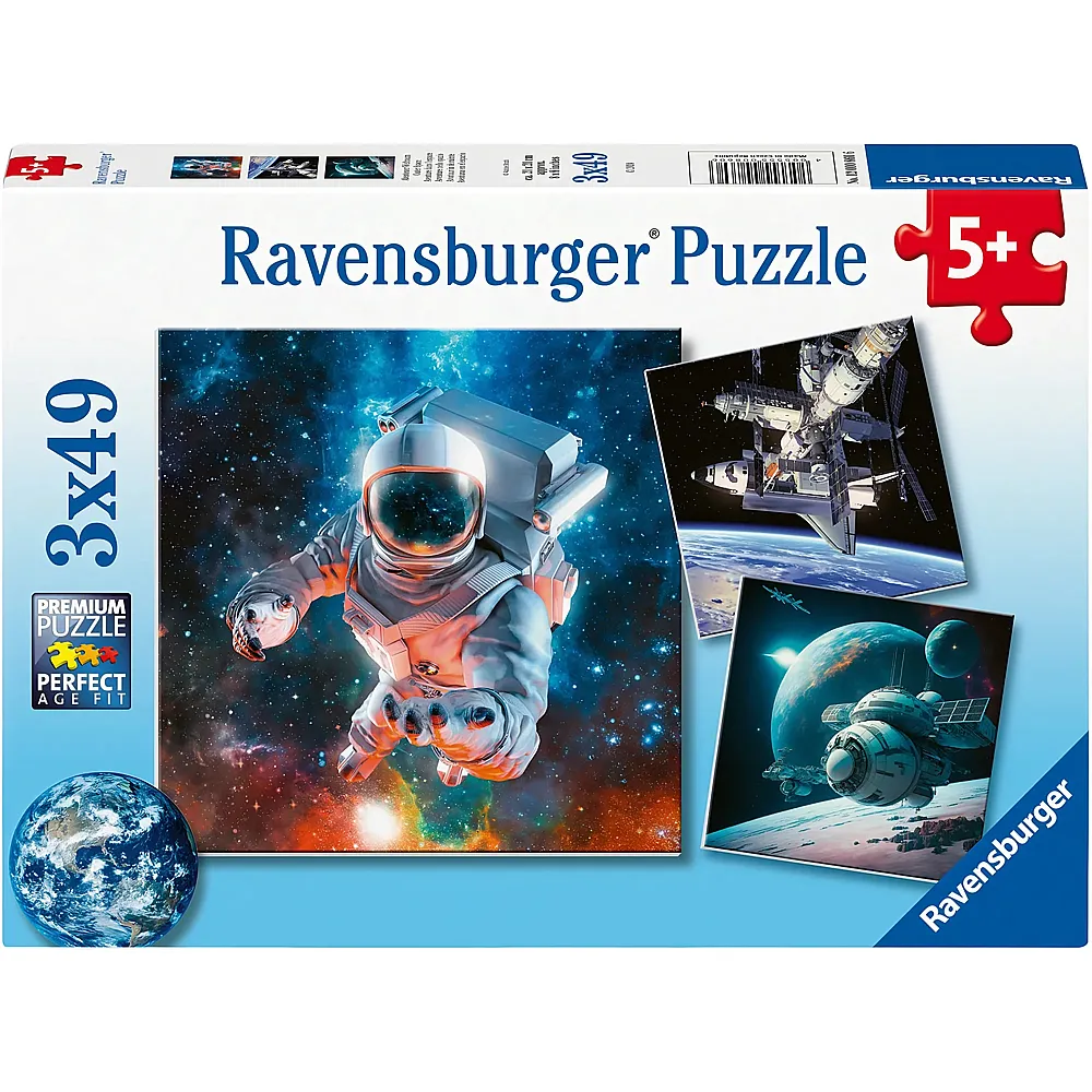 Ravensburger Puzzle Abenteuer Weltraum 49Teile