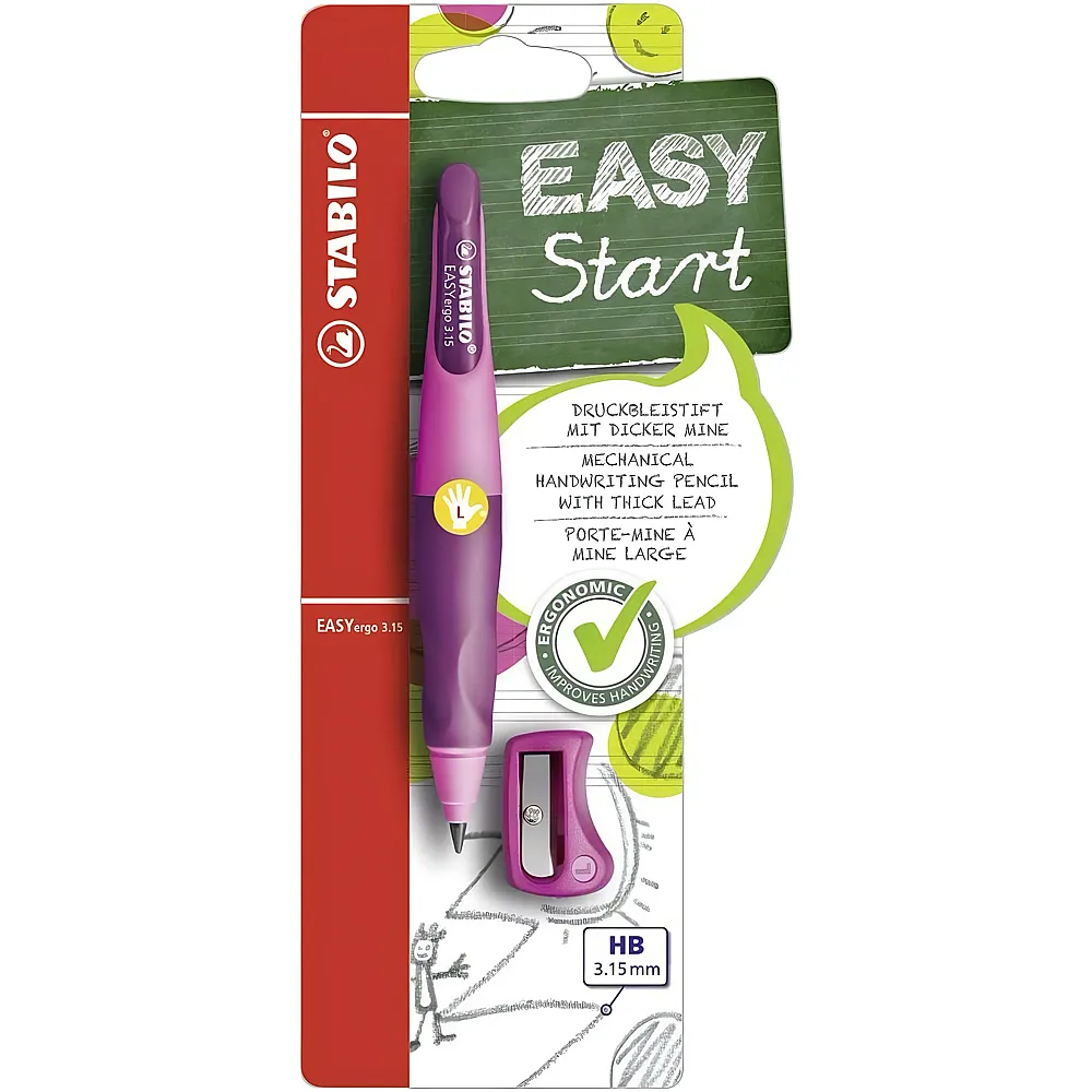 Stabilo EASYergo 3.15 START links pink