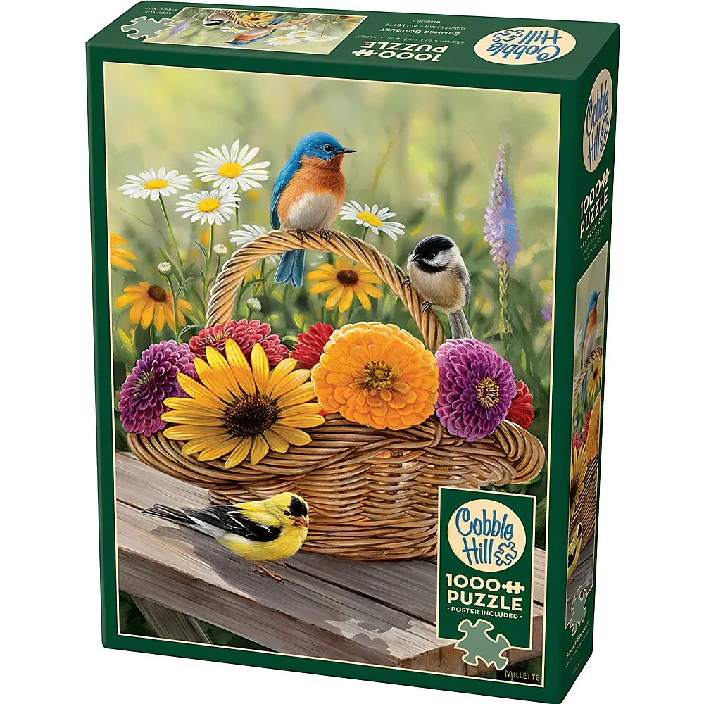 Cobble Hill Puzzle Rosemary Milette Summer Bouquet - 1000 Teile