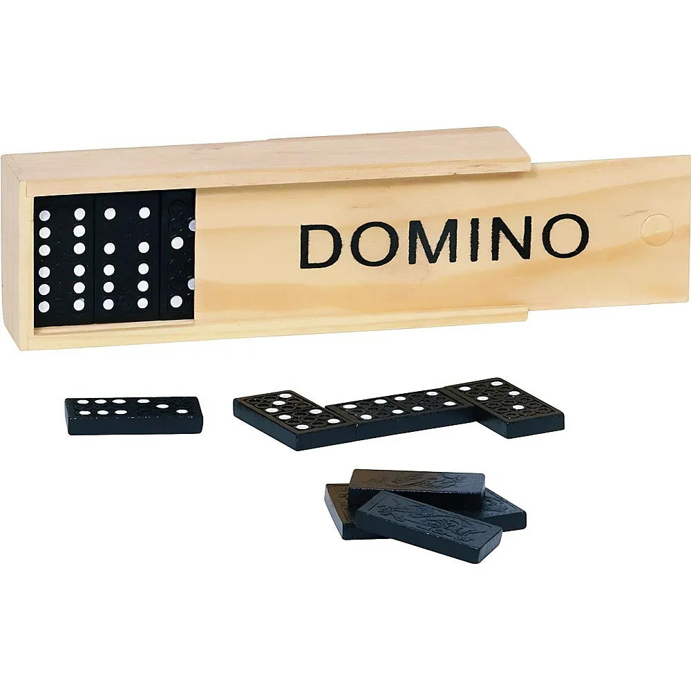 Goki Spiele Domino im Holzkstchen 28Teile