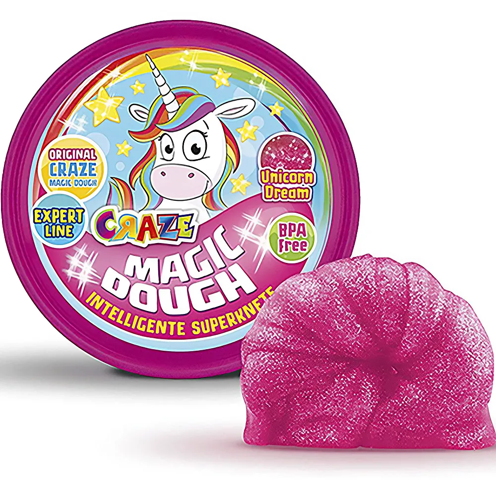 Craze Magische Superknete Magic Dough Einhorn - 70g