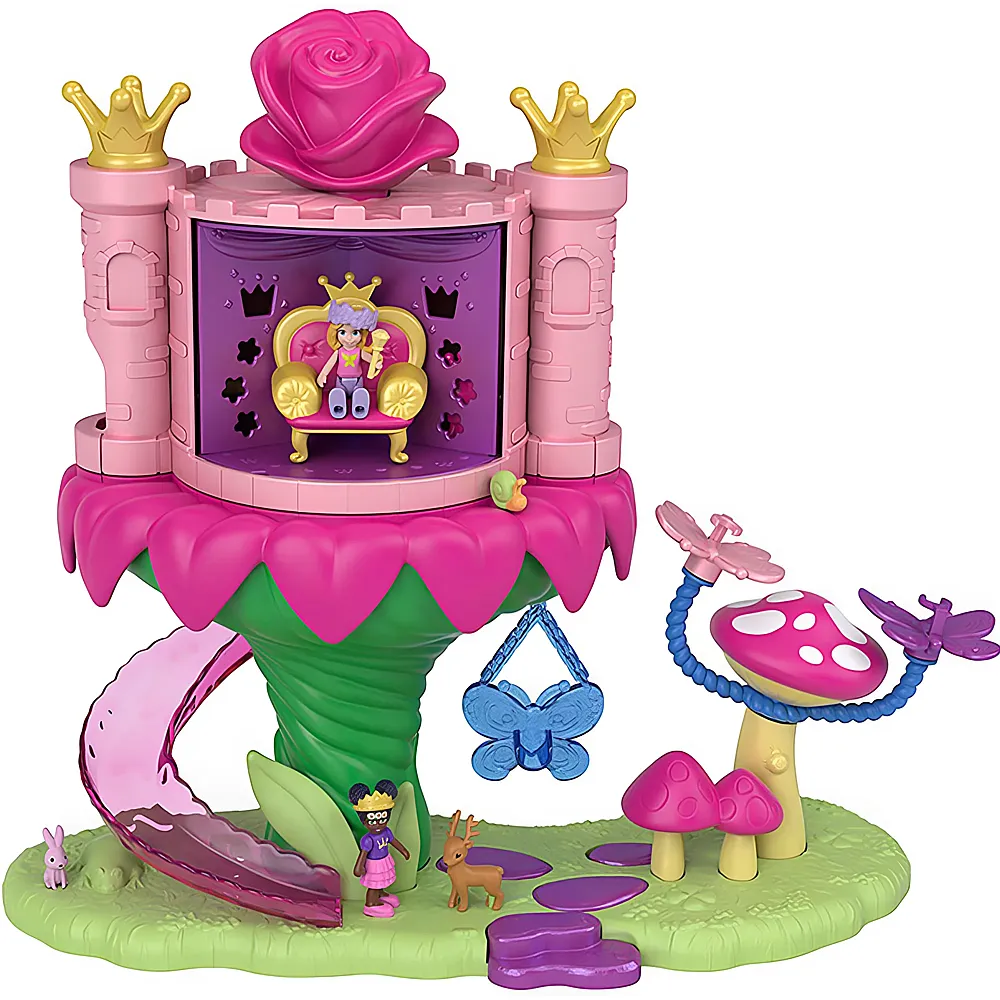 Polly Pocket Pollyville Rainbow Funland Fairy Princess Ride