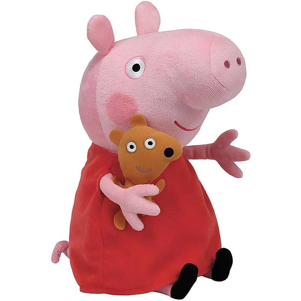 Ty Beanie Babies Peppa Pig Peppa 15cm | Lizenzfiguren Plsch