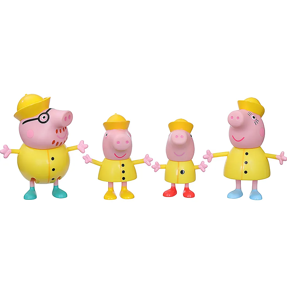 Hasbro Peppa Pig Regentag mit Familie Wutz