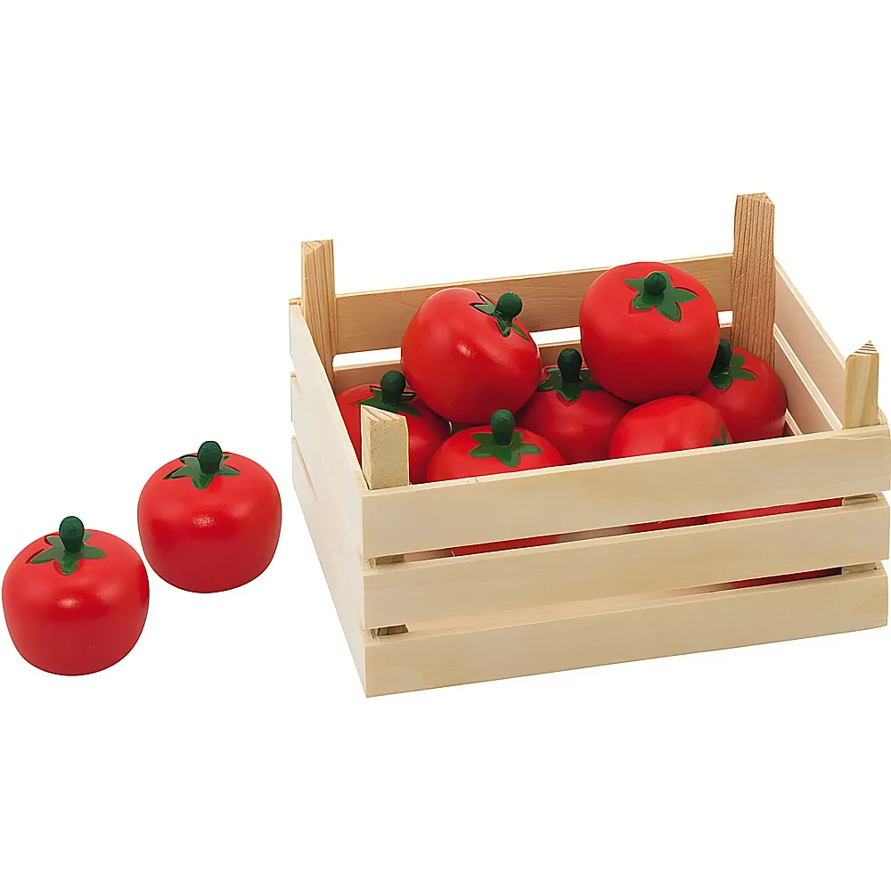Goki Rollenspiele Tomaten in Gemsekiste | Lebensmittel