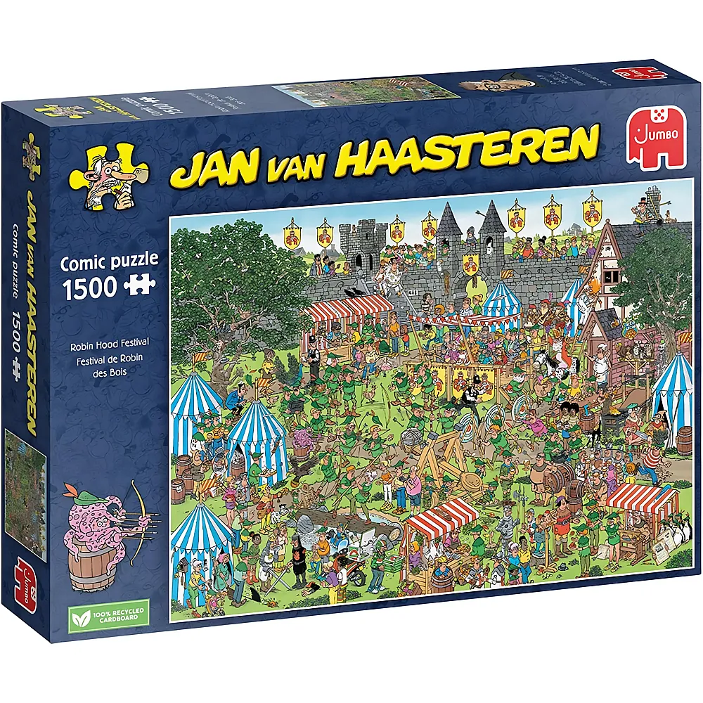 Jumbo Puzzle Jan van Haasteren Jan Haasteren - Robin Hood Festival - 1500 Teile