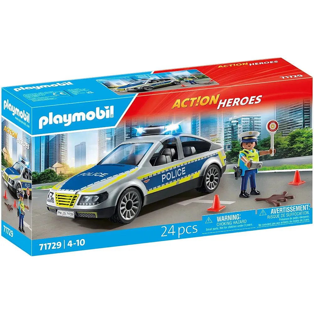 PLAYMOBIL Action Heroes Polizei Streifenwagen 71729