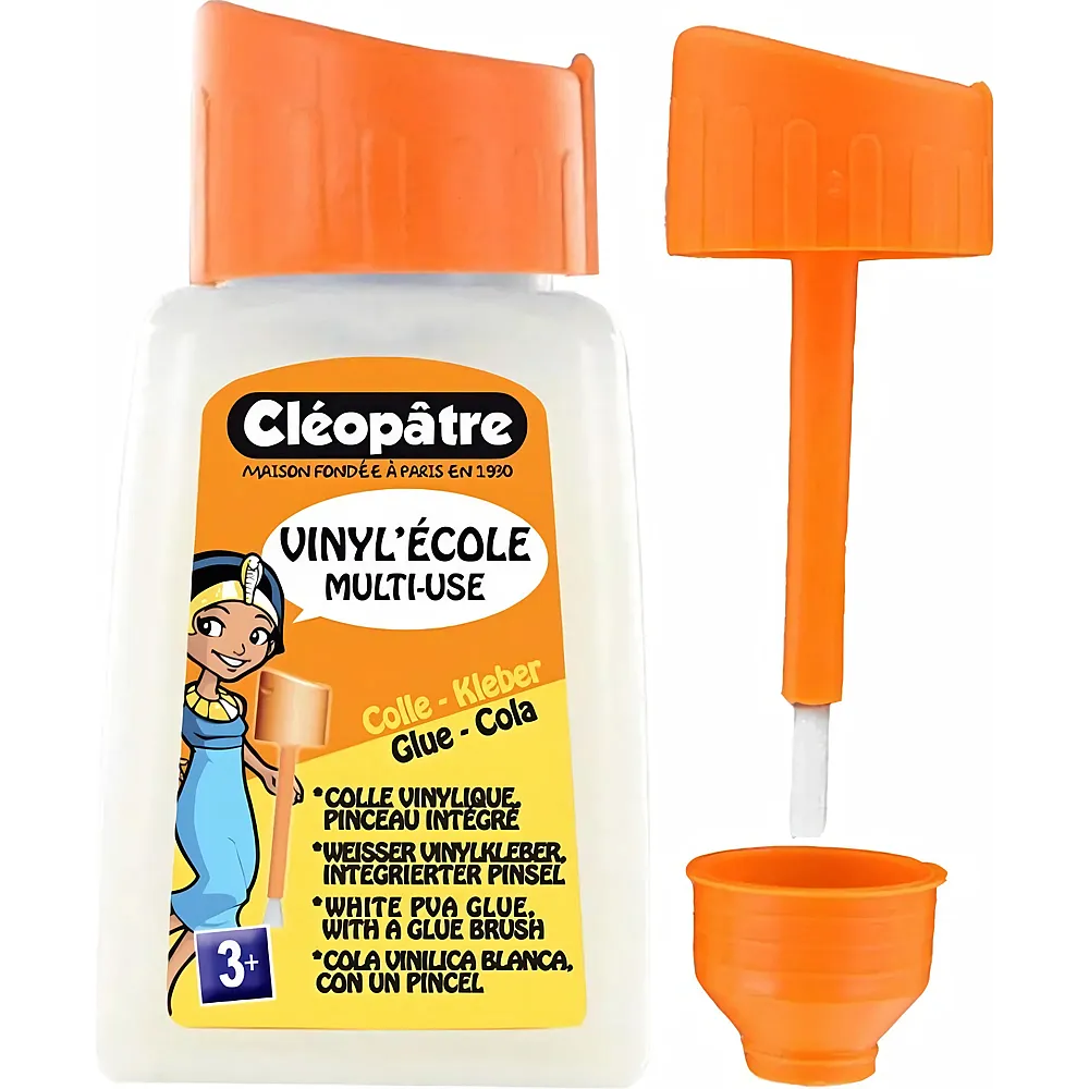 Cleopatre Mini Vinyl'ecole � Weisser Kinder-bastelkleber Mit Integrier - Suche