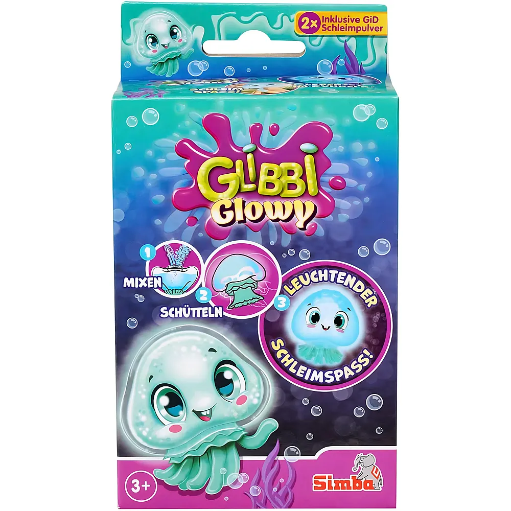 Simba Glibbi Qualle mit Glow in The Dark Effekten