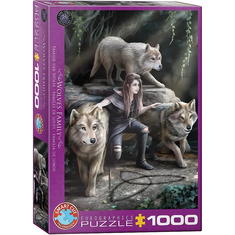 Eurographics Puzzle Wolves Family 1000Teile | Puzzle 1000 Teile