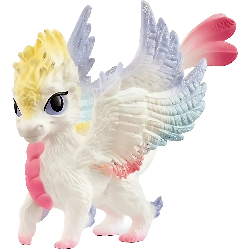 meinspielzeug - Schleich Bayala Regenbogen Babydrache | Elfen & Fabelwesen