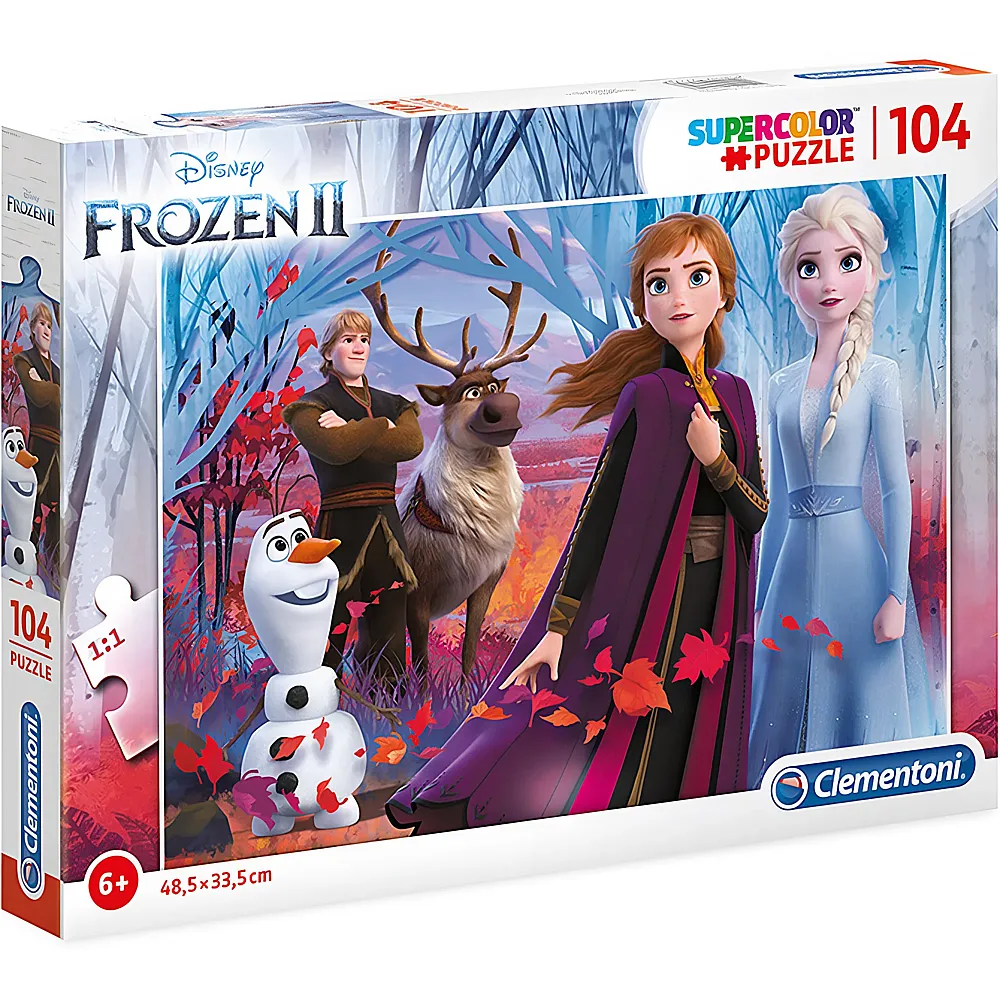 Clementoni Puzzle Supercolor Disney Frozen 2 104Teile