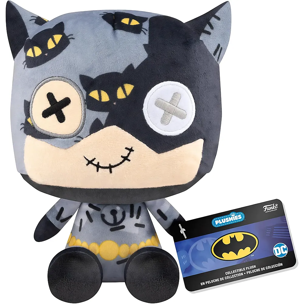 meinspielzeug - Funko Pop Plush Patchwork Catwoman 18cm Batman | Lizenzfiguren Pl�sch