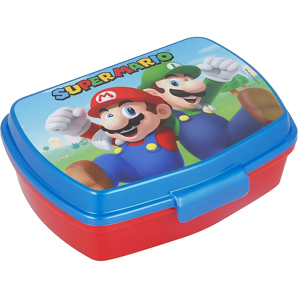 Stor Super Mario Lunchbox Mario & Luigi