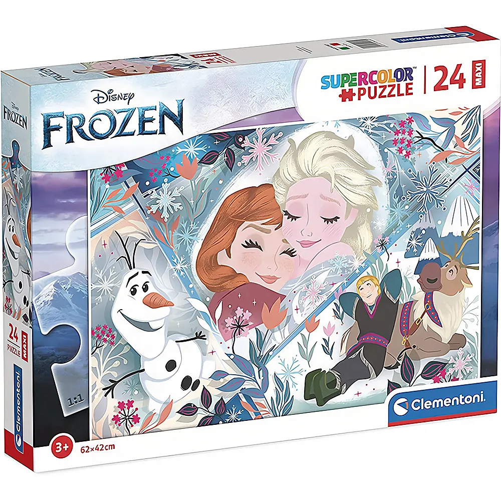 Clementoni Puzzle Supercolor Maxi Disney Frozen 2 24XXL