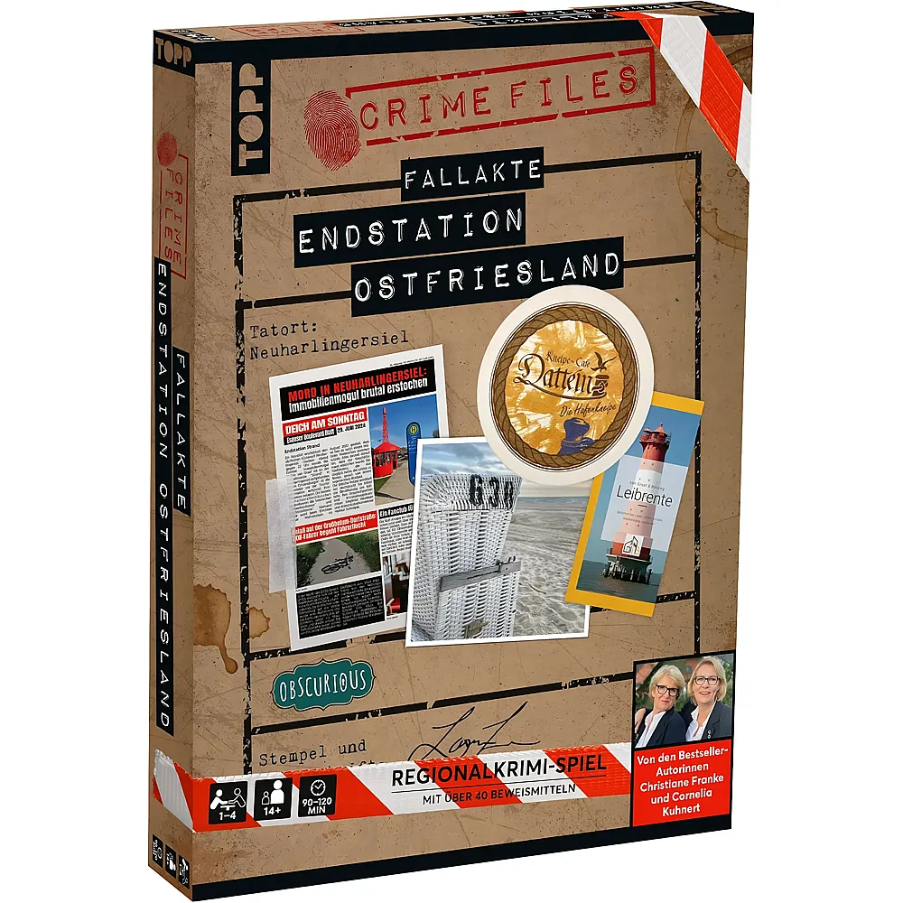 meinspielzeug - Frechverlag Crime Files Fallakte Endstation Friesland | Escape Room EXIT