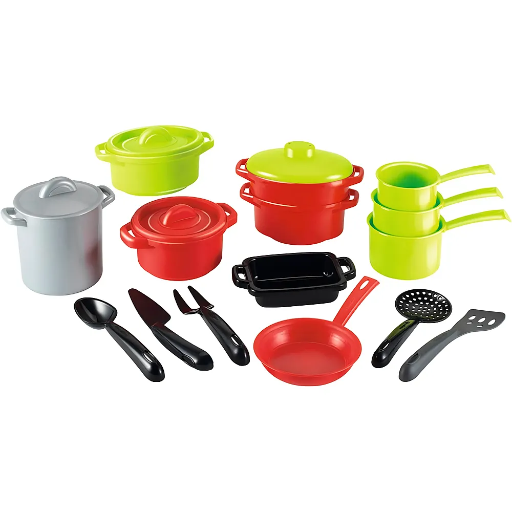 Ecoiffier 100% Chef Kochgeschirrset - 19 Teile