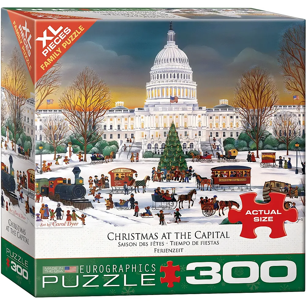 Eurographics Puzzle Christmas at The Capitol - 300 Teile