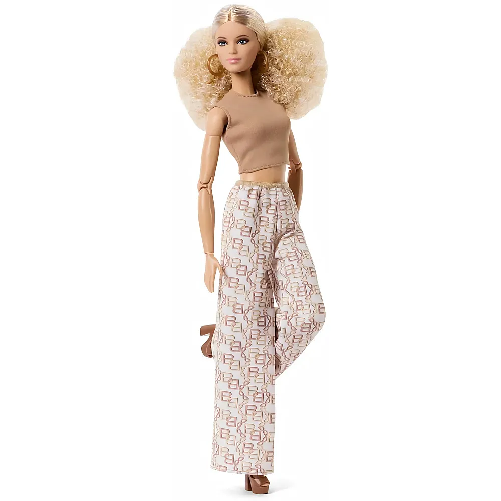 Barbie Signature Basics Model Collector Fashion Doll 07 mit blonden Haaren und weisser Hose