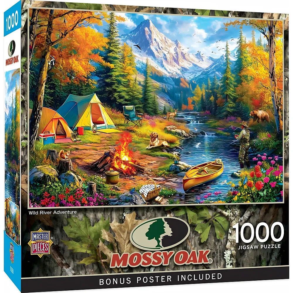 Master Pieces Puzzle Mossy Oak - Abenteuer am wilden Fluss - 1000 Teile