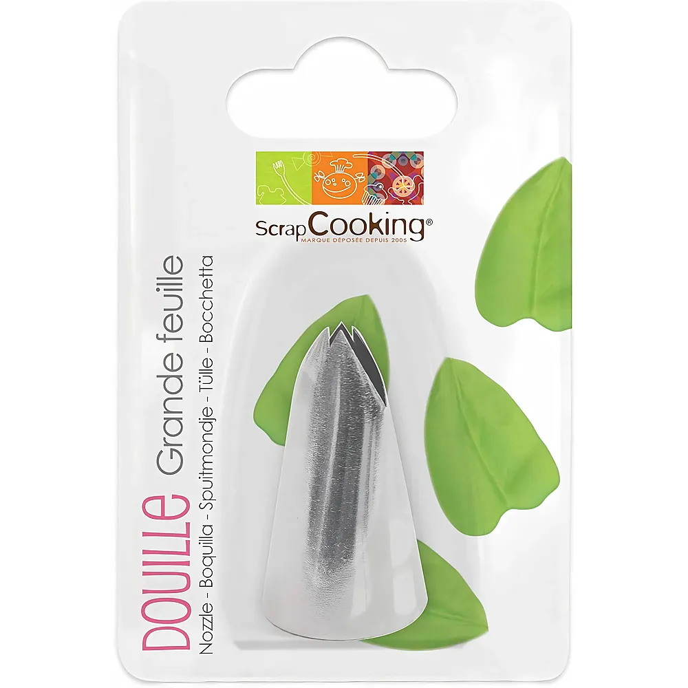 ScrapCooking Spritzbeutel-T�lle - grosses Blatt