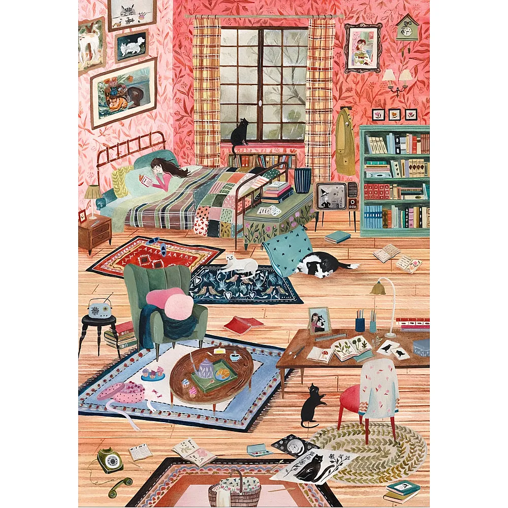 Pieces & Peace Puzzle Une Journ�e Cosy - 1000 Teile | Puzzle 1000 Teile