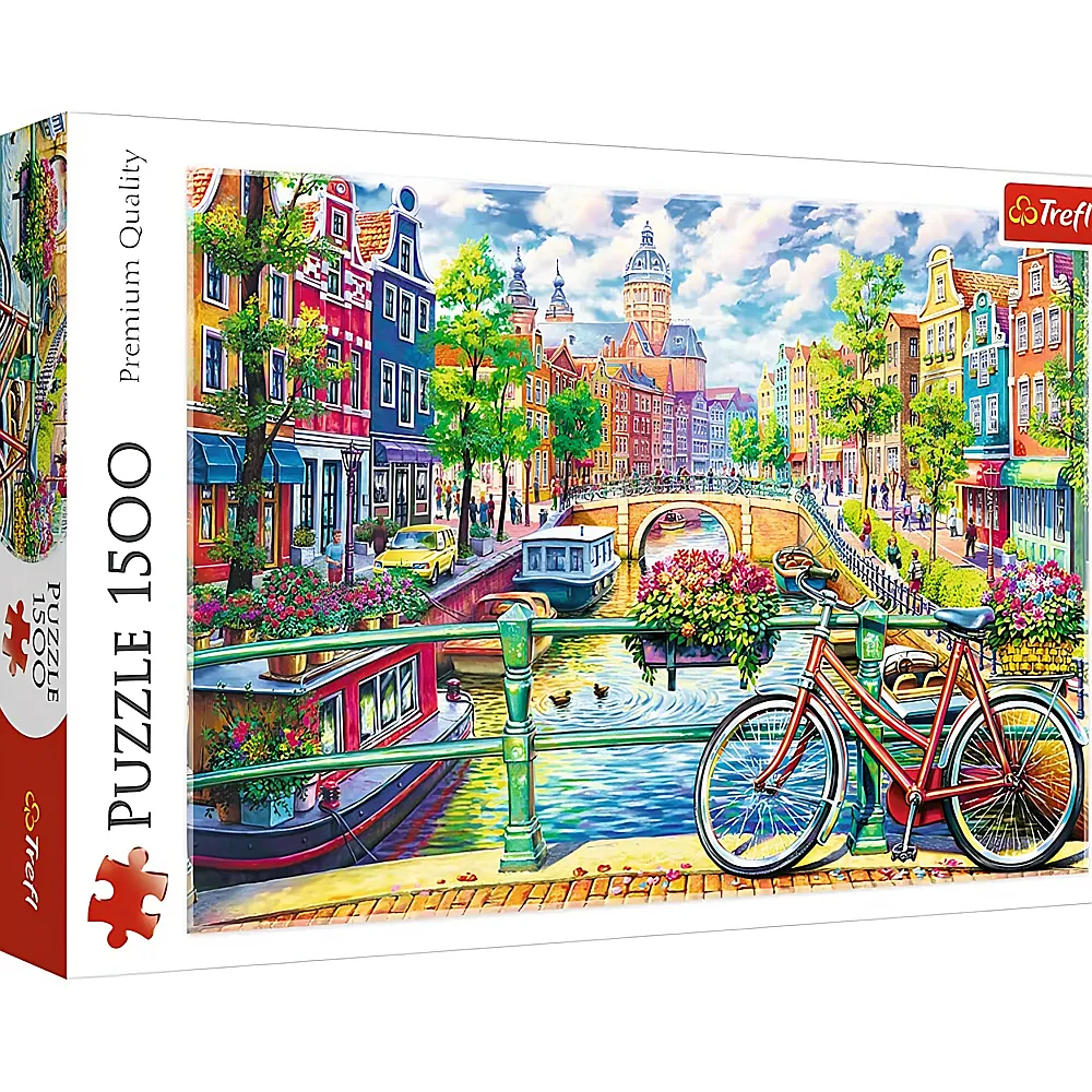 Trefl Puzzle Kanal in Amsterdam 1500Teile