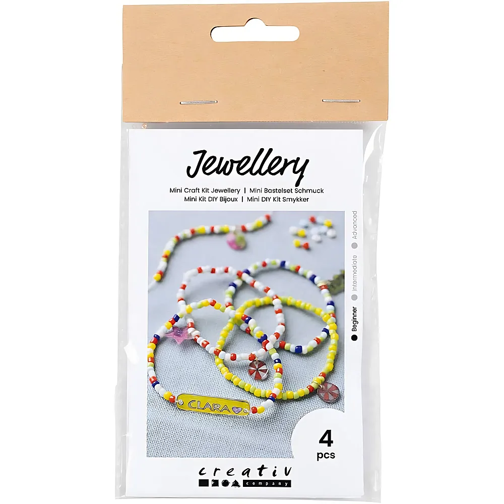 Creativ Company Mini Bastelset Schmuck - 4 Teile