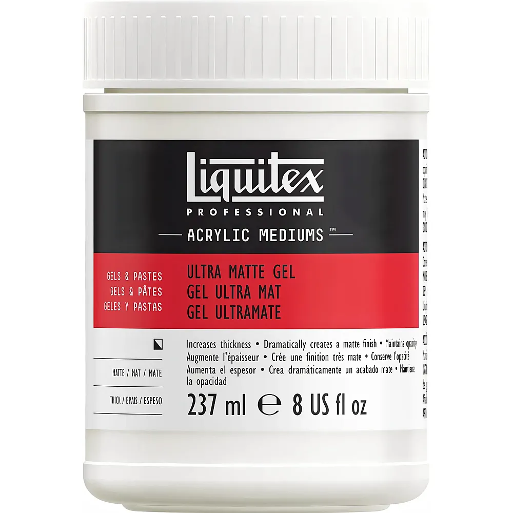 Liquitex Lqx Acryl Ultra Matt Gel 237ml - Suche
