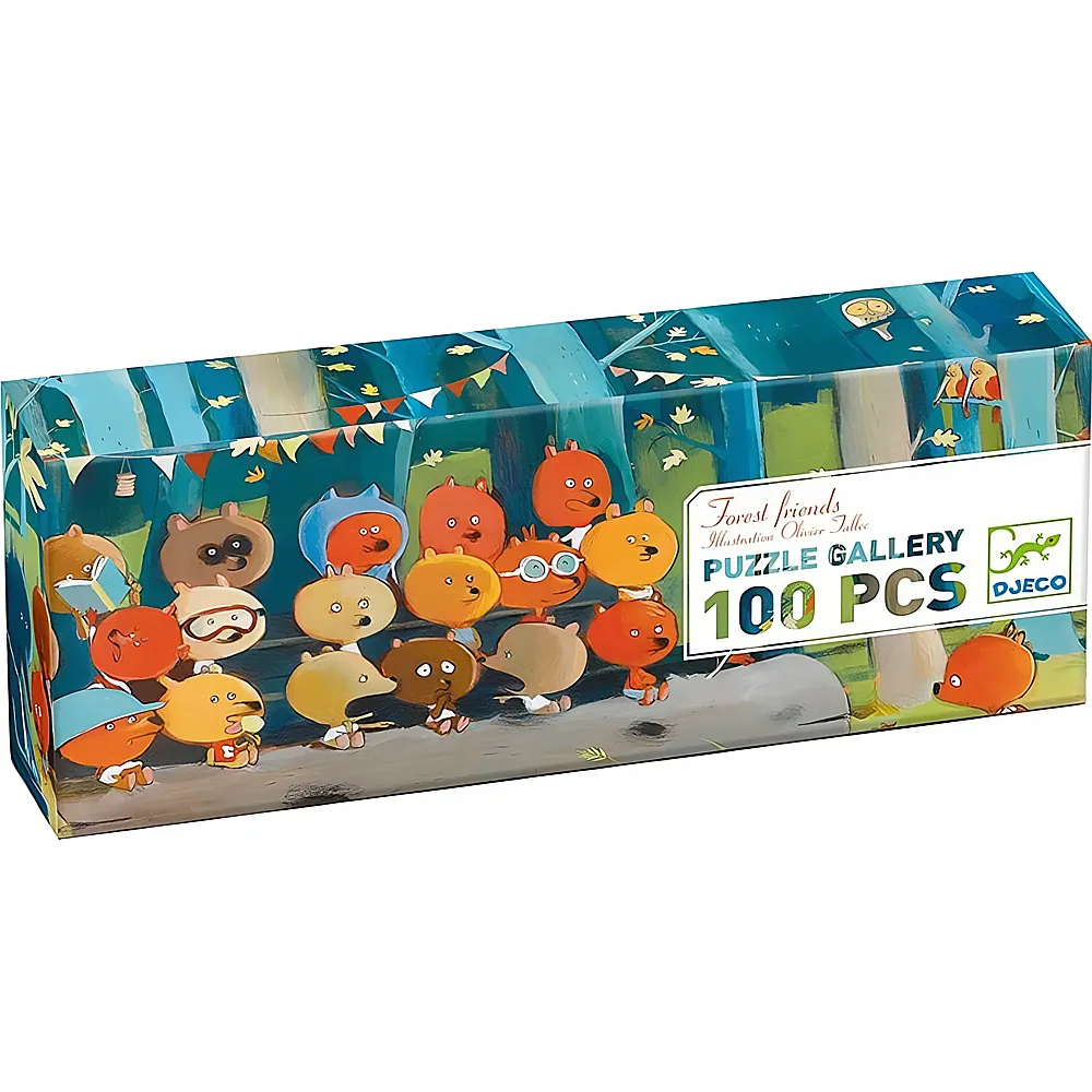 Djeco Puzzle Gallery Forest Friends 100Teile