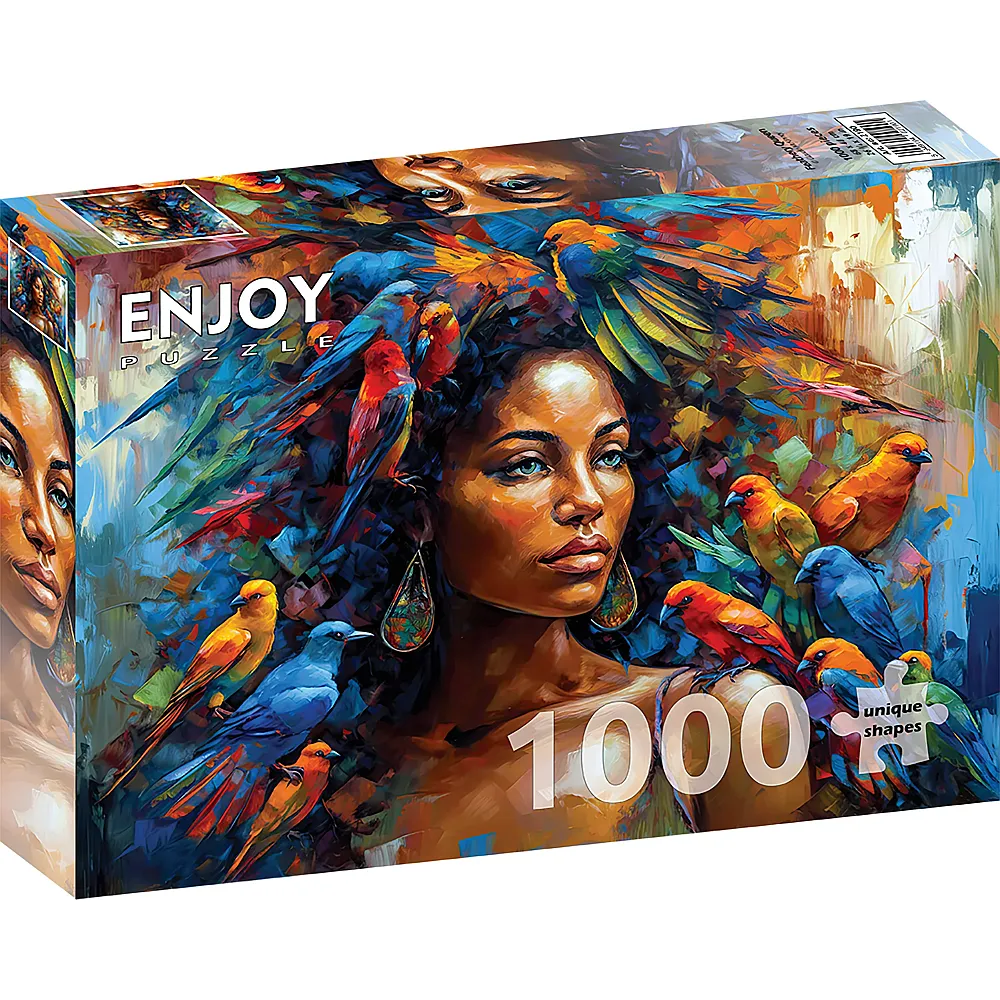 Enjoy Puzzle Feathery Queen - 1000 Teile