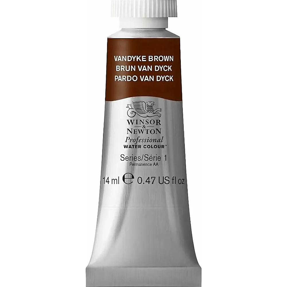 meinspielzeug - Winsor & Newton W&n Prof. Water Colour 14ml Tube Vandyke Braun