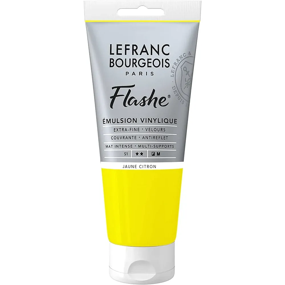 Lefranc Bourgeois Lfb Flashe Acryl 80ml Tube Zitronengelb - Suche