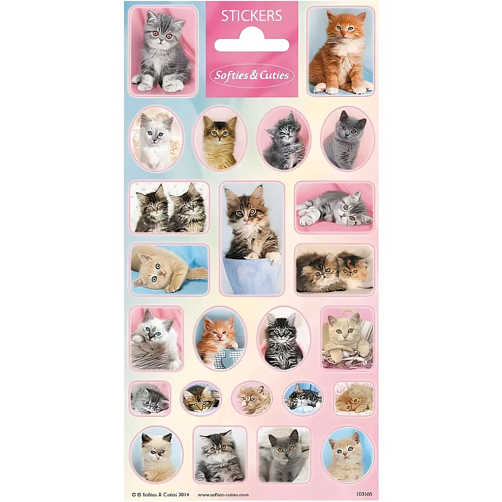 Totum Stickers Aufkleberbogen Cutie Kittens | Tattoos & Stickers