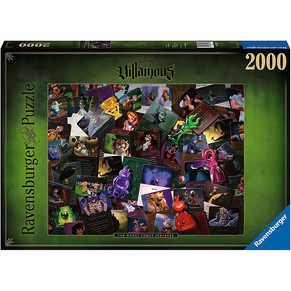 Ravensburger Puzzle Villainous - The worst comes prepared 2000Teile