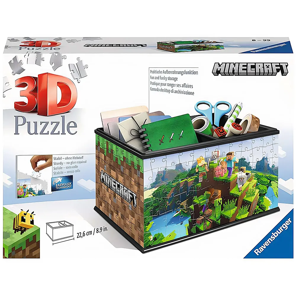 Ravensburger Puzzle Aufbewahrungsbox Minecraft 216Teile