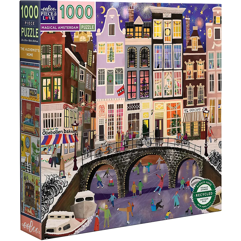 eeBoo Puzzle Magical Amsterdam 1000Teile
