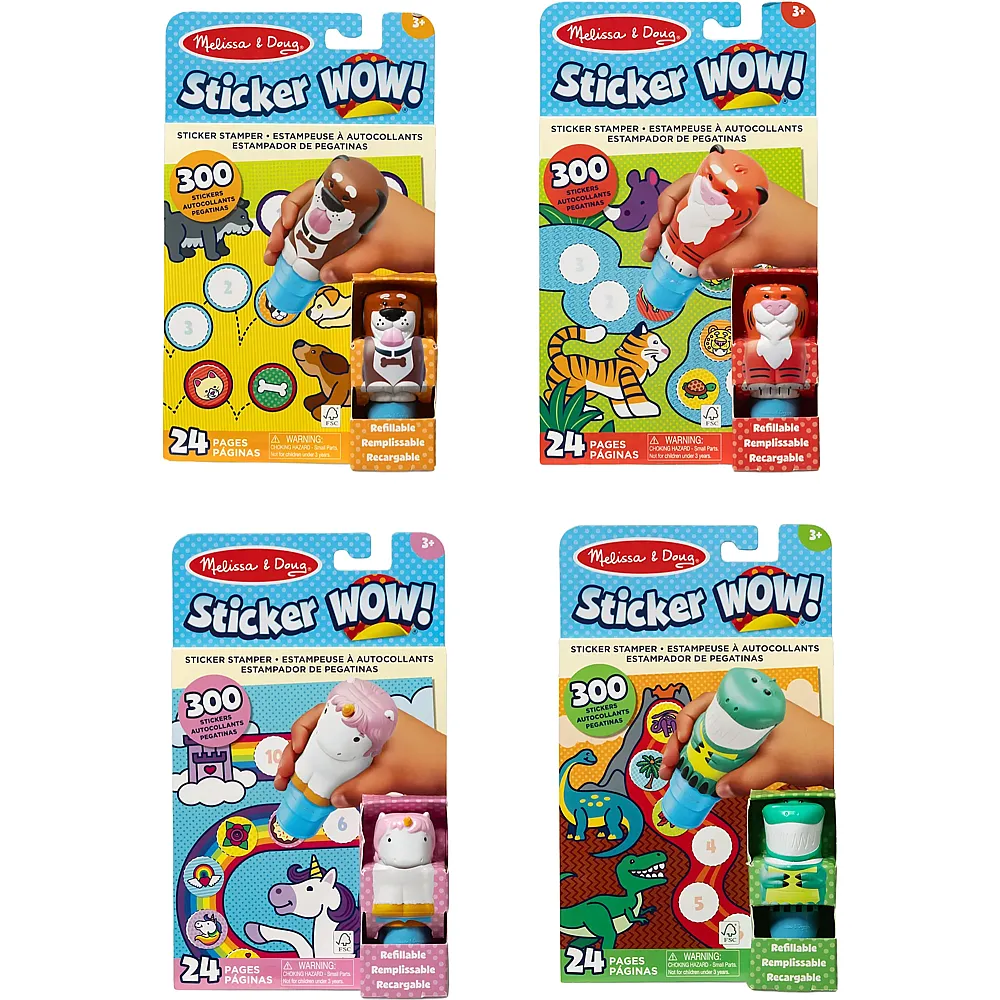 Spin Master Sticker WOW Stempelset ass. TD Melissa & Doug