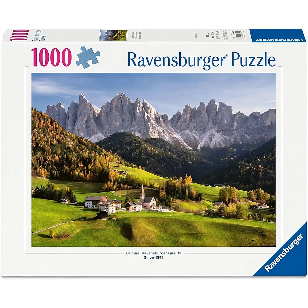 Ravensburger Puzzle Dolomiten im Herbst - 1000 Teile