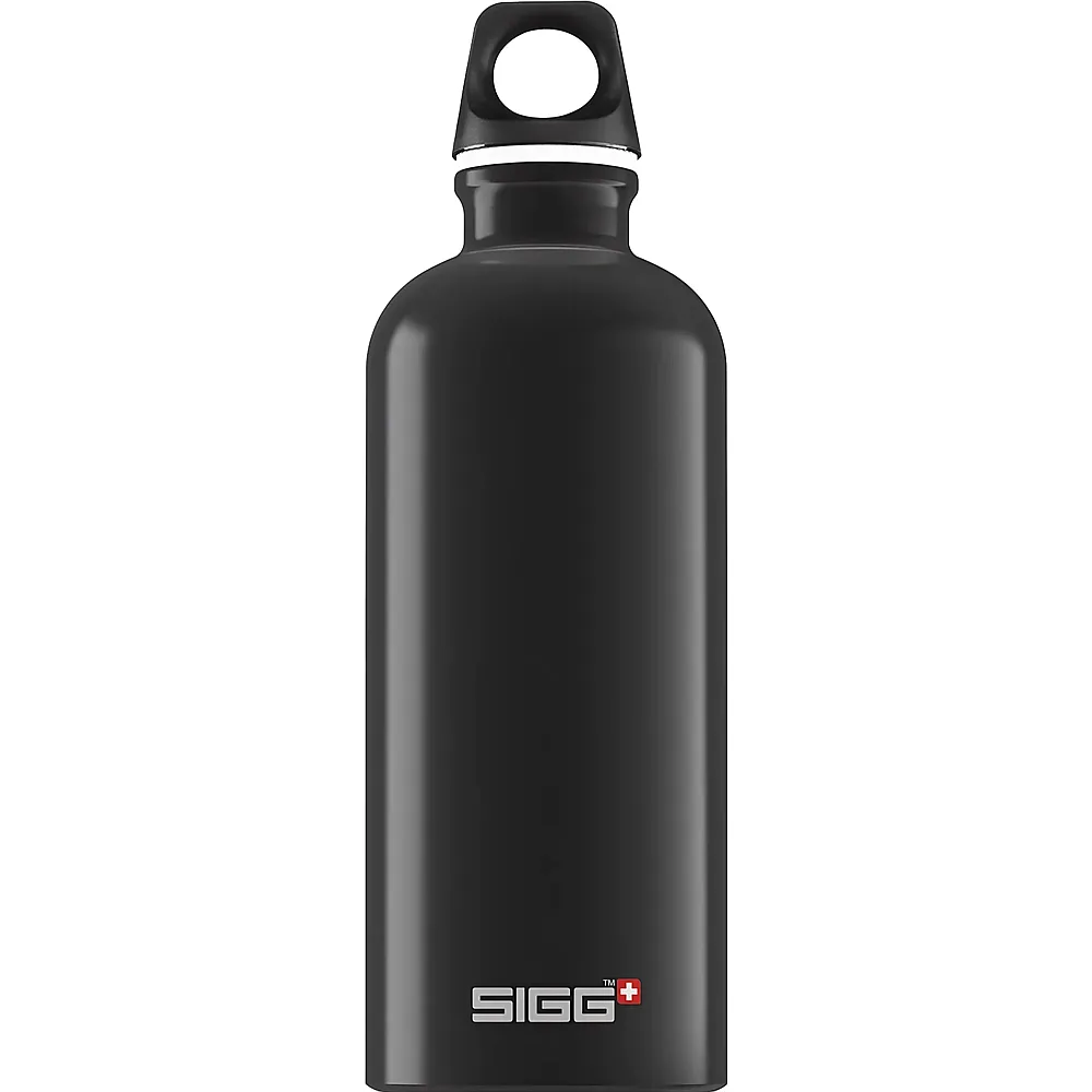 Sigg Traveller Trinkflasche Schwarz - 600 ml | Essen & Trinken