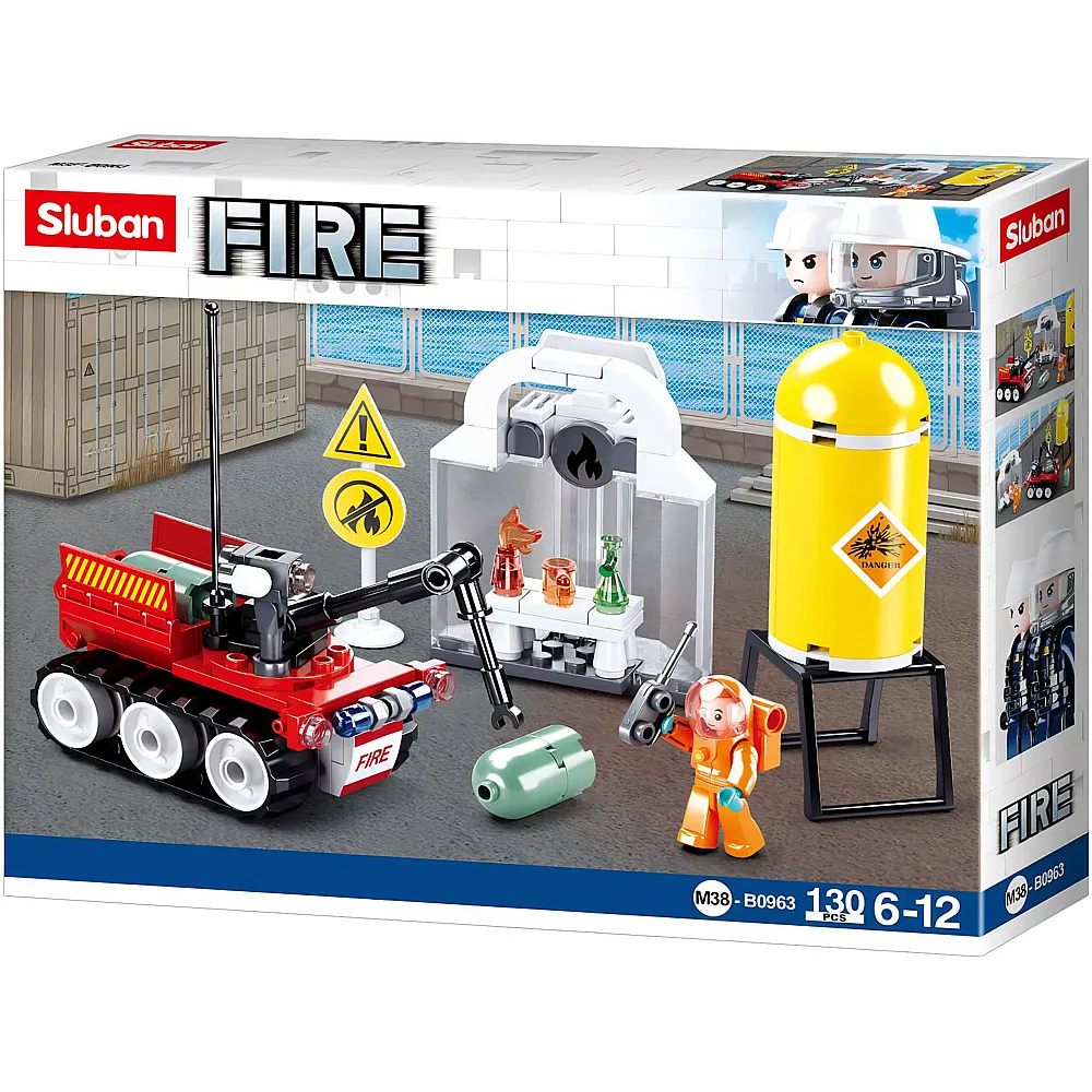 Sluban Fire Roboterbung der Feuerwehr 130Teile