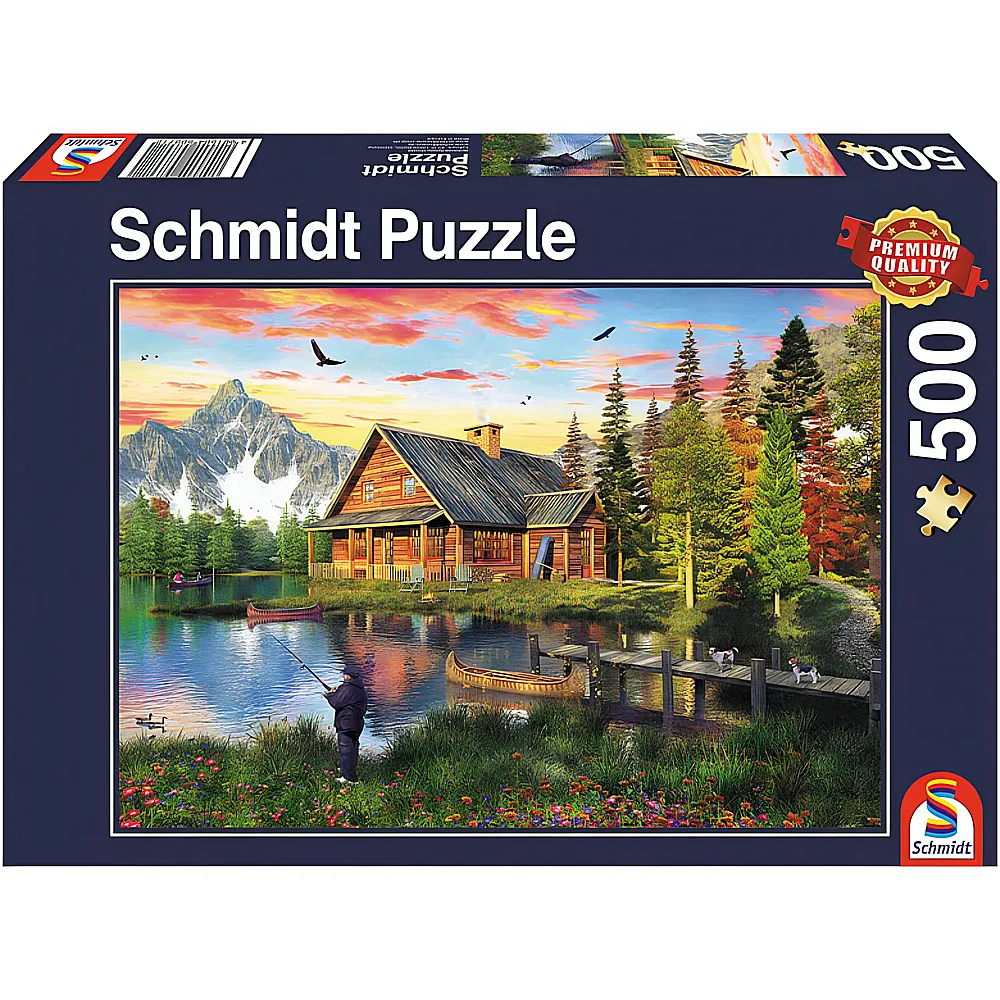 Schmidt Puzzle Angeln am See 500Teile